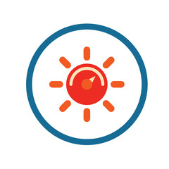 Solar energy equipment. Renewable eneenergy efficient rgy technology. Vector icon.