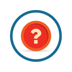 Frequently Asked Questions about Energy Efficiency. Vector icon.