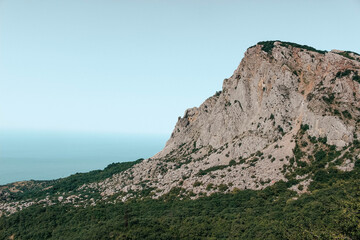 mountain top view