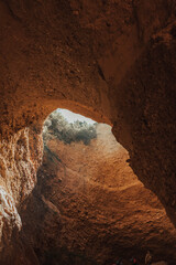 light in the cave las Medulas Leon Spain