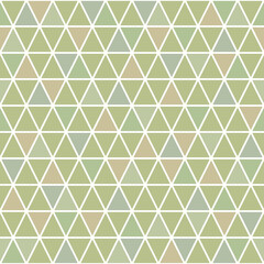 Seamless green triangle pattern. Vector background. Geometric abstract texture