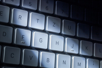 Nahaufnahme einer Tastatur