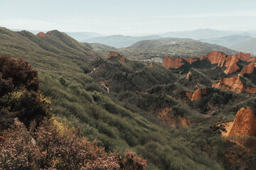 view of the mountains