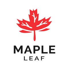 Maple leaf logo design for Halloween celebrations