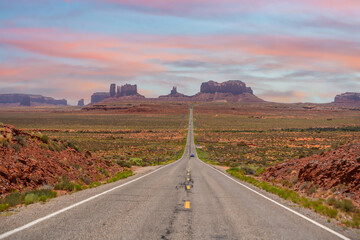 View to the Monument Valley from Forest Gump Point  in Arizona