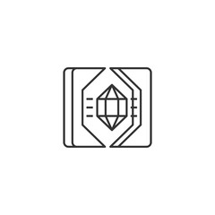 Forming icon isolated on white background. Printing symbol modern, simple, vector, icon for website design, mobile app, ui. Vector Illustration