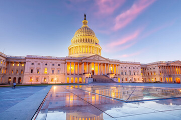The United States Capitol Building in Washington, DC. American landmark