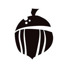 Squirrel nut modern logo design