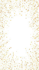 Gold stars luxury sparkling confetti. Scattered sm