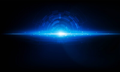 Abstract Light out technology background Hitech communication concept innovation background vector design.