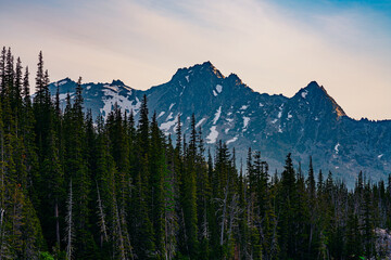 Colchuck Lake in the Alpine Lakes Wilderness of WA.