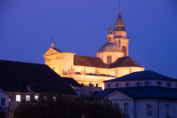 The St. Ursus Cathedral (Cathedral of St. Ursus) or Solothurn Cathedral is the cathedral of the Roman Catholic Diocese of Basel in the city of Solothurn, Switzerland. 