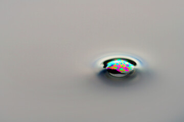 abstract of rainbow bubble