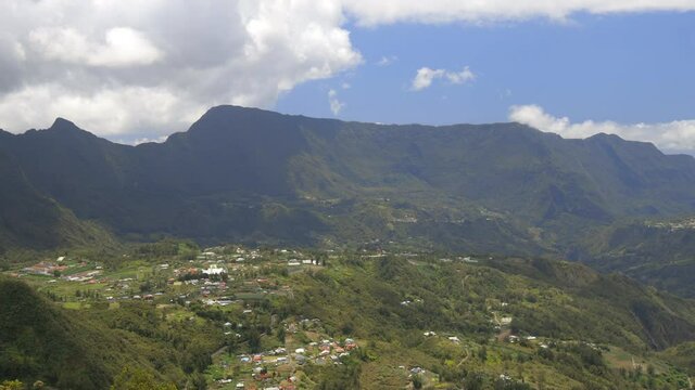 Cirque of Salazie on Reunion Island