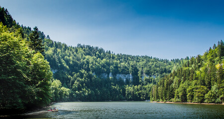 Doubs Gorges on the Franco-Swiss border