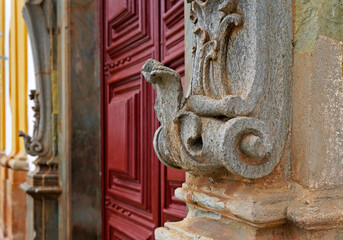 Ancient Baroque Ornament, Tiradentes, Minas Gerais, Brazil 