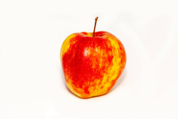 red apple isolated on white