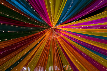 Indian wedding nights in glory lights.