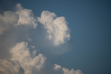 blue sky with clouds