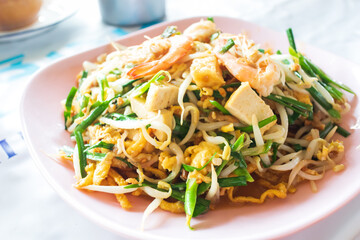 Thai food Pad thai , Stir fry noodles in padthai style