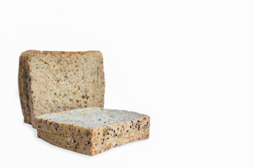 Bread, Loaf of Bread, Sliced Bread, White Background, Cut Out