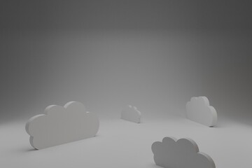 Cloud computing concept - world wide data sharing