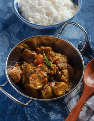 Spicy Elephant Foot Yam Curry with Rice