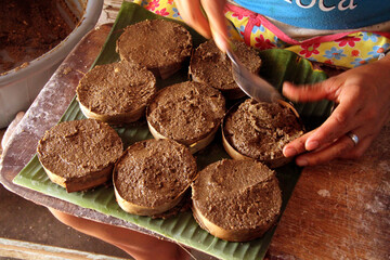 Traditional cake, Firewood stove , Rio Grande do Norte, Brazil