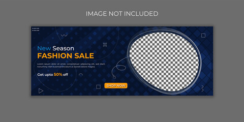 Digital marketing facebook cover page template