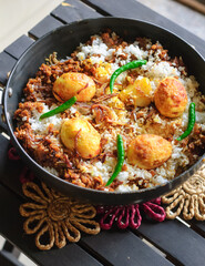 Red Lentil Pilaf With Eggs