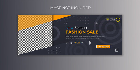 Digital marketing facebook cover page template
