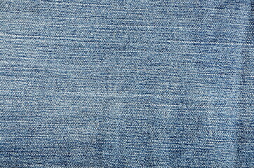 Texture of blue jeans fabric for background