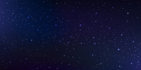 Beautiful background galaxy illustration with stardust and bright shining stars illuminating the space.