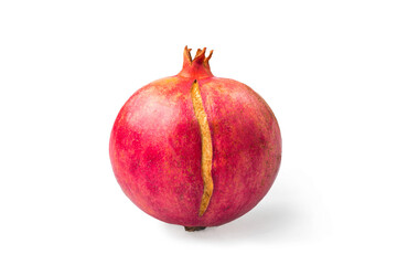 Pomegranate isolated on white background