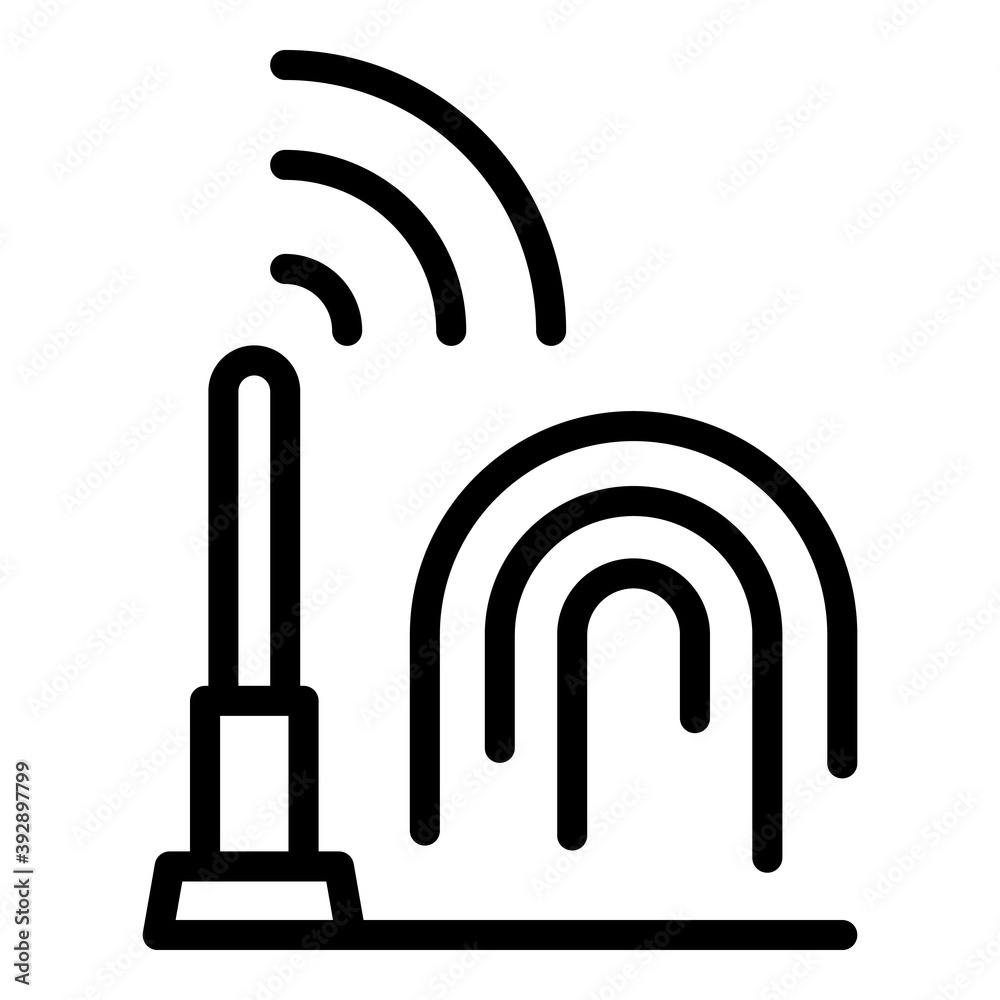 Poster scan password icon. outline scan password vector icon for web design isolated on white background