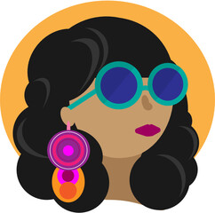 Italian girl with sunglasses