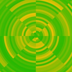 Green yellow phosphorescent abstract background with circles