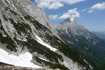 Adler Via ferrata at Karkopf mountain, Tyrol, Austria