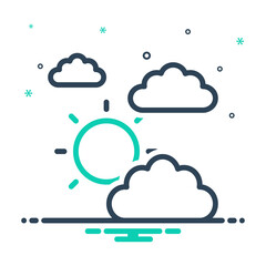 Mix icon for mostly