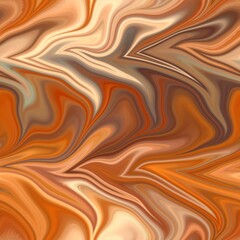 Seamless marble wet ripple wavy fluid pattern. High quality illustration. Smooth distorted liquid effect. Trendy artistic surface pattern design. Resembles hand marbled surface.