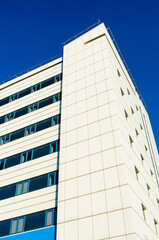 windows of an empty office business building during quarantine