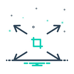 Mix icon for stretch