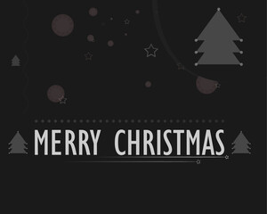 Naklejka premium Merry christmas wallpaper