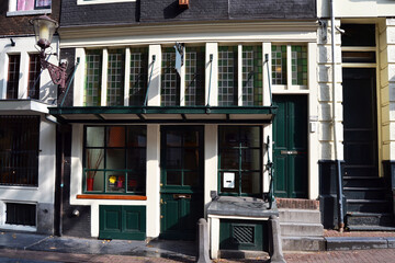 A vintage little shop on the street, Amsterdam, The Netherlands.