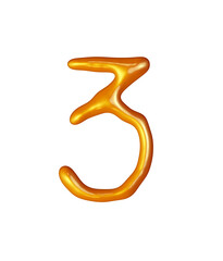 Naklejka premium 3D fonts and lettering designs