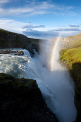 Fototapeta na wymiar Gullfoss Waterfall, Iceland