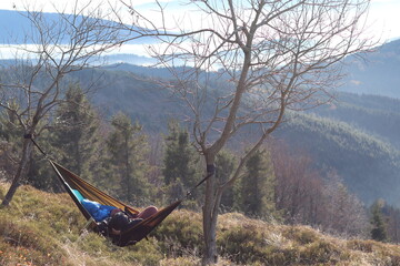 Hamak w górach © Monika