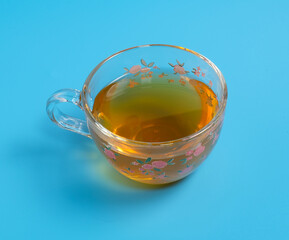 cup with green tea