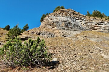 Sardona-Welterbe-Weg, Flumserberg, Schweiz