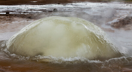 Strokkur Geyser, Geysir, Iceland